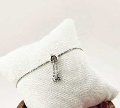 Platinum Plated Butterfly Bracelet