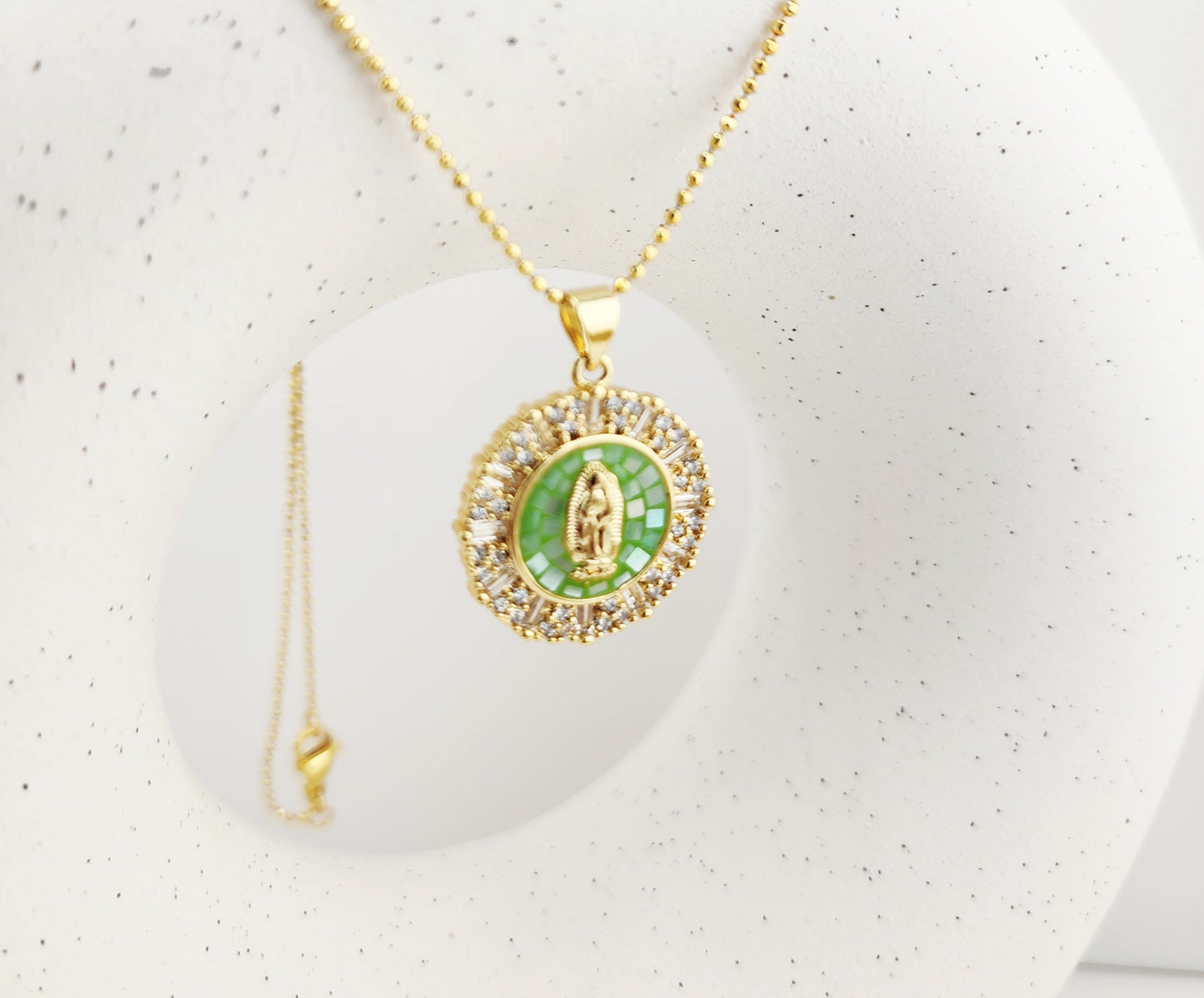 Green Mosaic Pendant