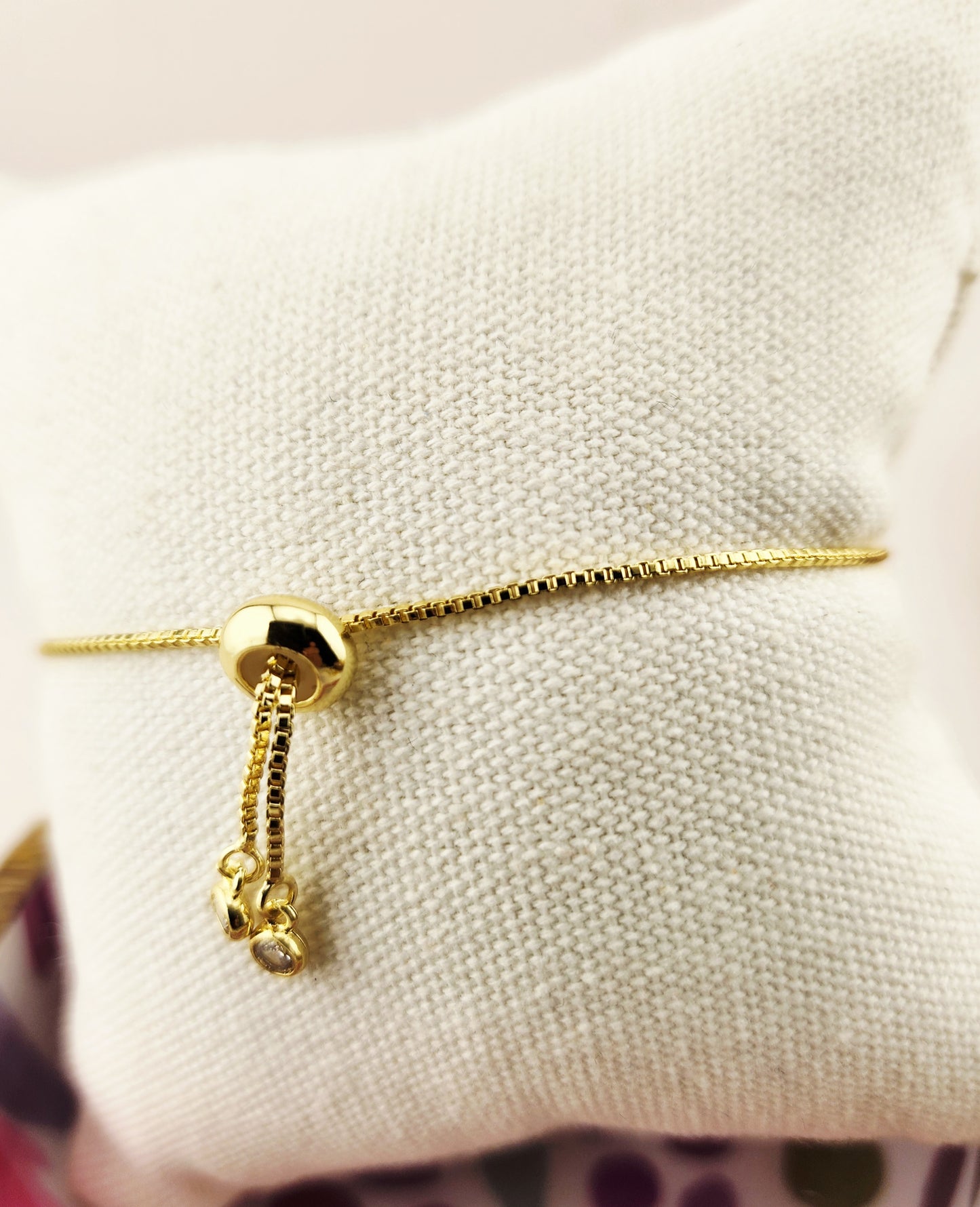 Purple Butterfly slider bracelet