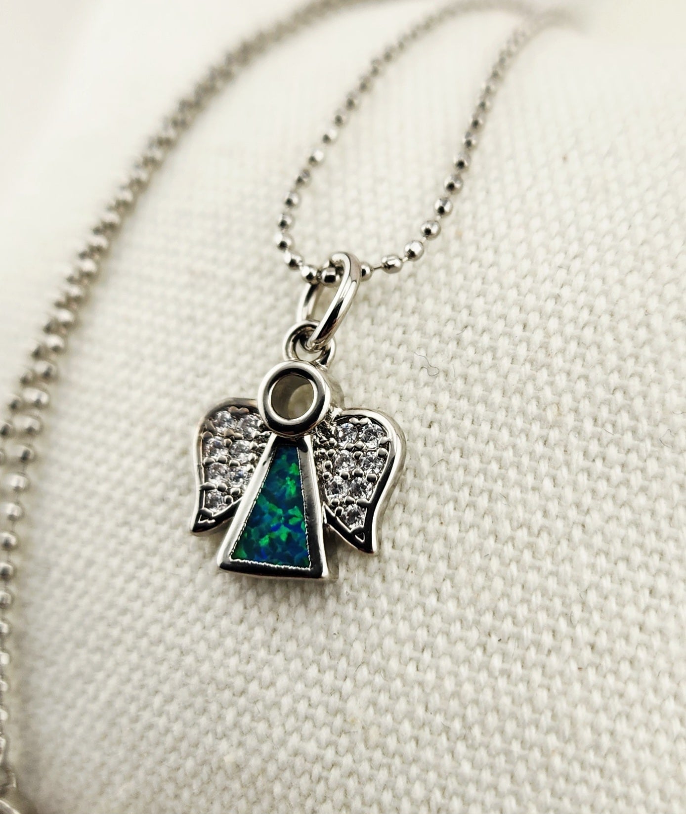 Green Angel Opal Necklace