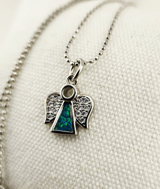 Green Angel Opal Necklace