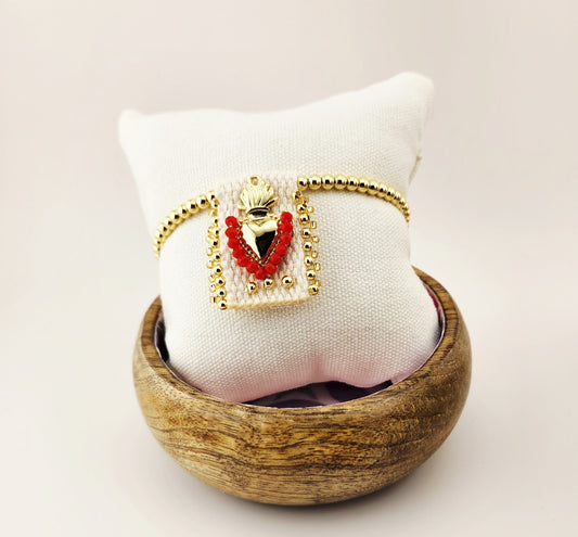 Sacred Heart of Jesus Scapular Bracelet
