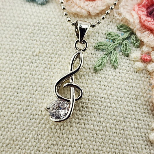 🎼 Treble Clef Pendant Necklace