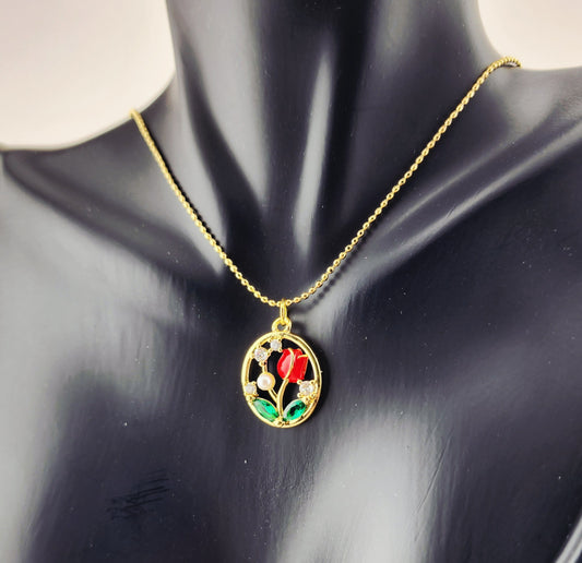 Elegance Floral Necklace